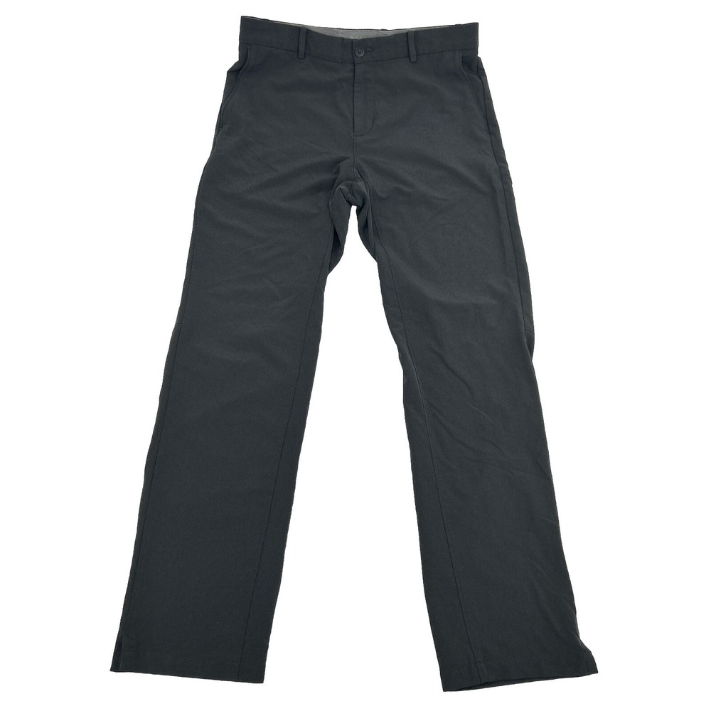 Nike Golf Pants Men's 30x32 Gray Dri-Fit Standard‎ Fit Flat Front Chino Stretch